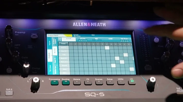 I/O (inputs, outputs patching)