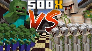 1 000 000 Zombies Vs 1 000 000 Ems Epic Battle In Minecraft Episode 1