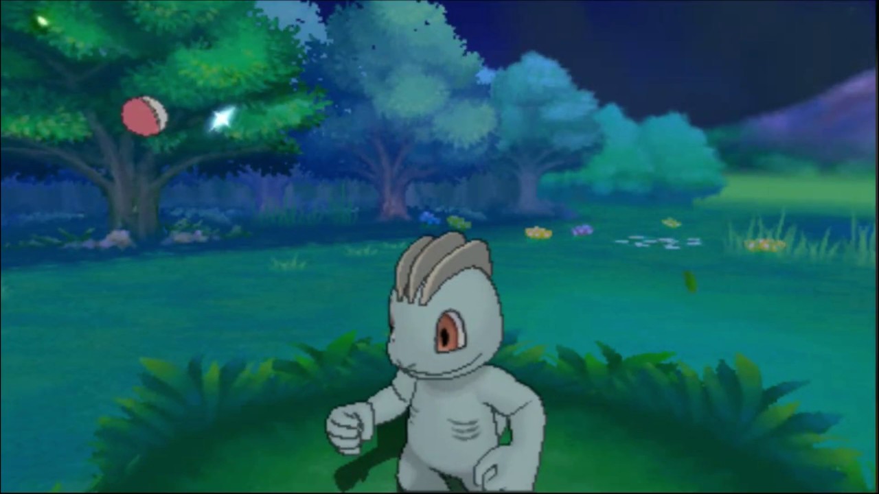 Machop From Ruby Let's Play Pokemon Omega Ruby Catching Machop - YouTube