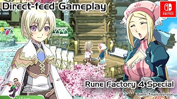 Rune Factory 4 Special | Game Trials | Direct Feed Gameplay | Switch