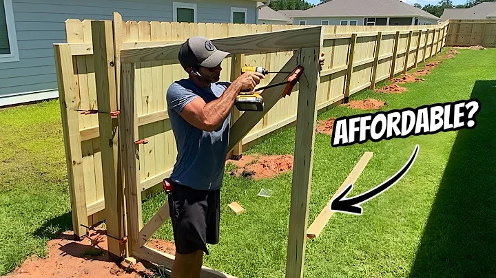 Is it CHEAPER to hire a FENCE contractor or to take the DIY ROUTE? (Full Video)