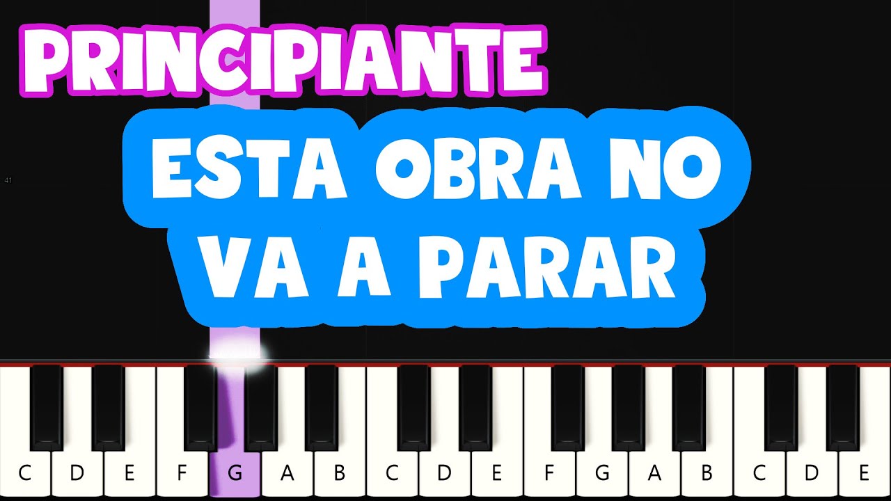 Esta Obra No Va A Parar Letra