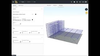 Parametric design of warehouse |  web-based application made with Python #parametricdesign #python screenshot 1