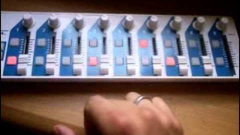 Korg NanoKontrol As Kick / Snare / Hi-Hat / Bass Step Sequencer