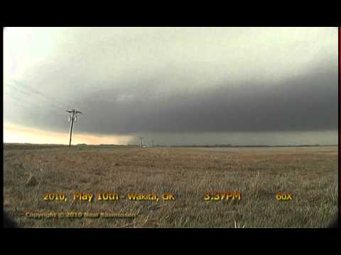 Timelapse of a Multi-vortex Tornado! 60X - Wakita, OK - May 10, 2010 ...