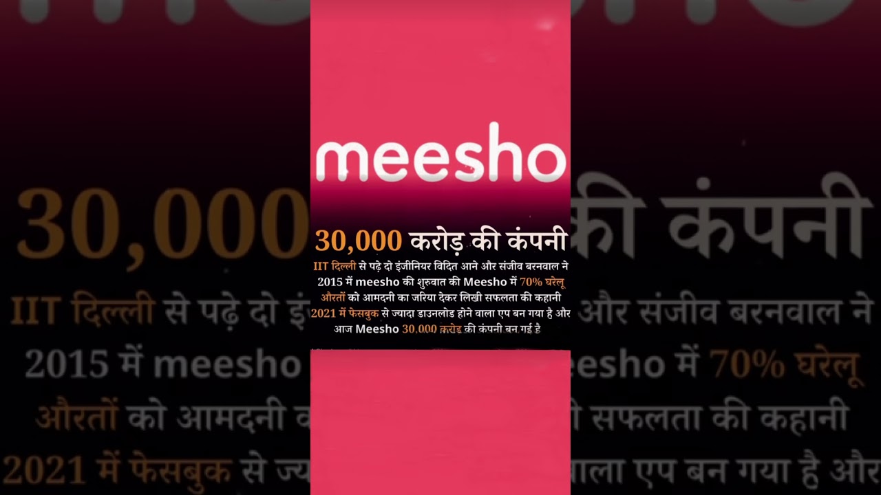 meesho YouTube