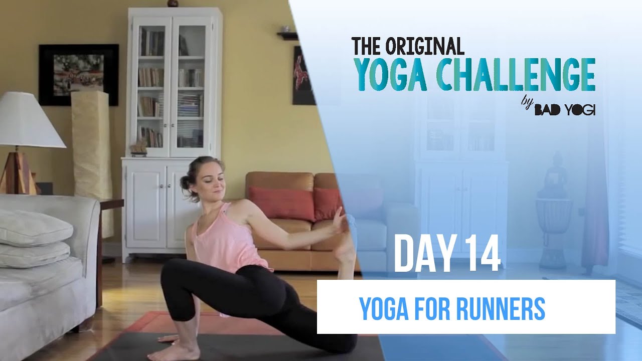Оригинальный йога-челлендж: день 14 — Йога для бегунов (начальный/средний уровень)