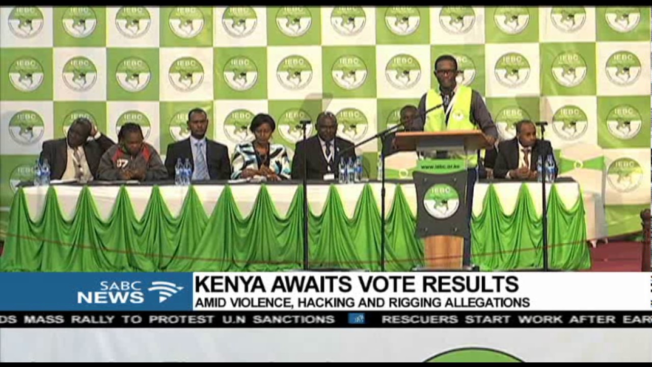 Kenya awaits voting results Aldrin Sampear updates YouTube