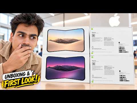 iPhone Duo Unboxing & First Look 🔥 Star White/Night Sky Hands-On!