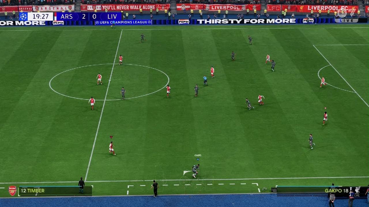 EA FC 25 Arsenal Vs liverpool