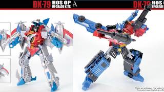 Dna Design Dk-79 Transformers Hearts Of Steel Optimus Prime Starscream Upgrade Kit Images