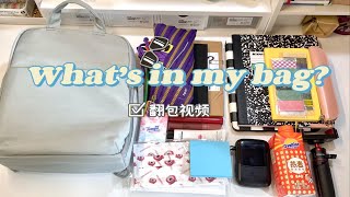 Whats In My Bag? Elecom 双肩包手帐翻包视频超强收纳出门必备