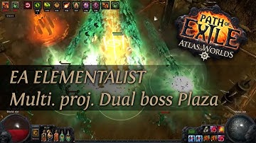 Path Of Exile 2.4: Grand Spectrum EA Elementalist - Multi. proj. Dual boss T13 Plaza