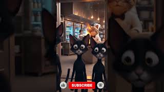 talking animals Cat Opens a Restaurant 🍔 (Disaster Comedy #talkinganimals #funnyanimals