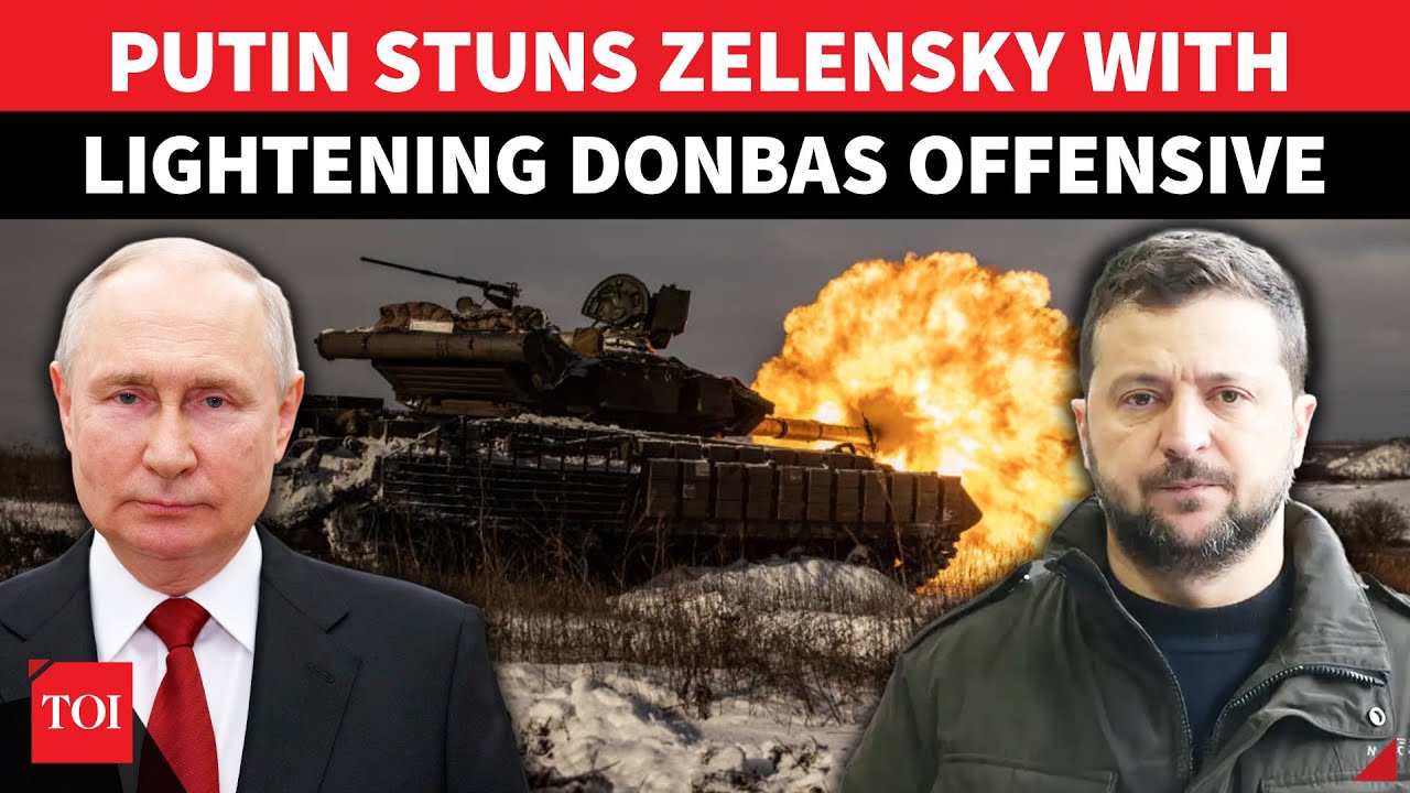 Putin Fools Zelensky? Russia Chases Ukraine Troops Out Of Donbas, Blows Up Military With Drones