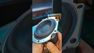 Mini Subwoofer Bass Test &amp; Excursion Demo 🔊 #tvrepair #dj #bass