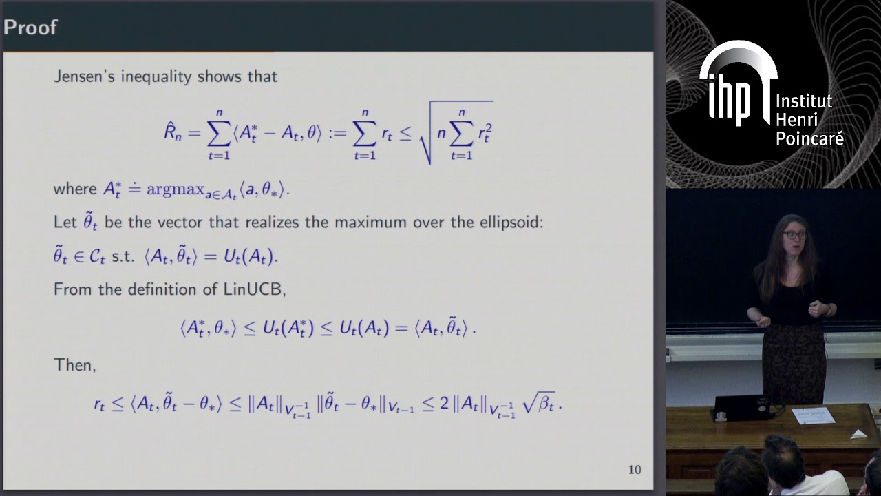 Contextual Bandit: from Theory to Applications. - Vernade - Workshop 3 - CEB T1 2019
