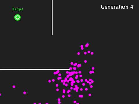 Genetic Algorithm - Solving a maze