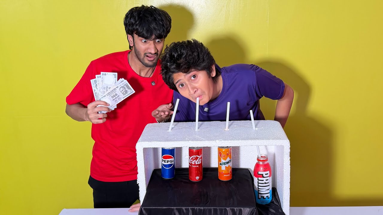 GUESS THE MYSTERY DRINK CHALLENGE