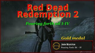 RDR2 - Mission #18 - Pouring forth oil, New game GOLD walktrough, HIGH HONOR, PC, 4K, ULTRA