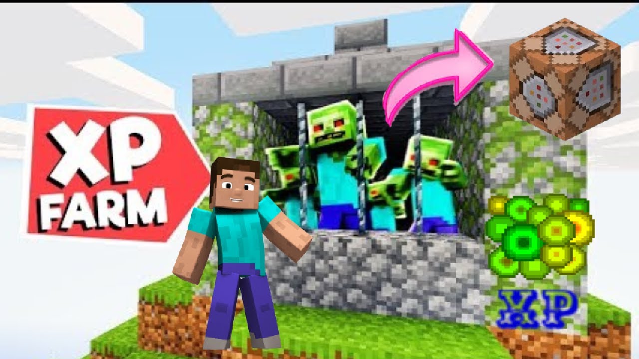 Easy XP Farm Using Command Block In Minecraft #Minecraft Tutorial(Aryan ...
