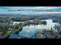 Mavic Pro flies to Dudley Pond