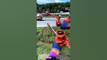 Precision Power Line Stringing Operation Using Tensioning Equipment | Electrical Infrastructure Work