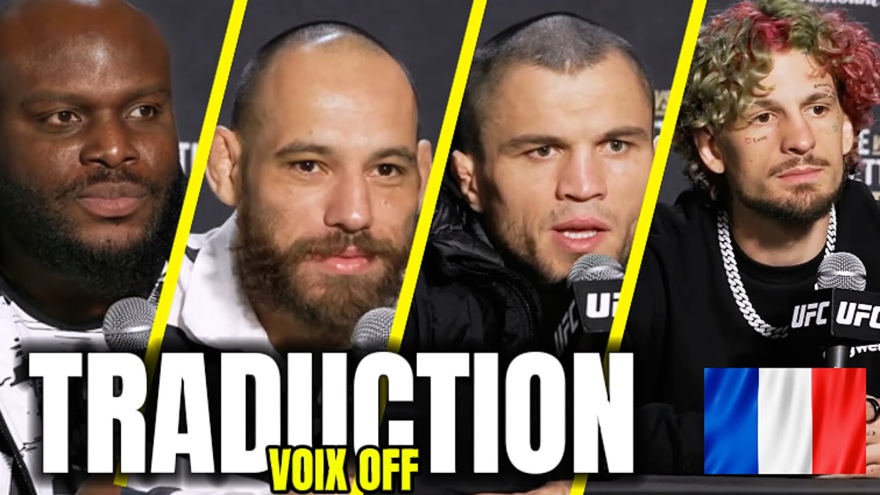 UFC 324 MEDIA DAY | O'Malley ; Silva ; Nurmagomedov ; lewis...  | Traduction en français (voix off)