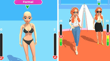Catwalk Beauty Gameplay All Levels Walkthrough Android New Game Update Max Pro -#shorts