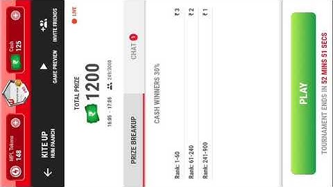 MPL ( kite up ) trick to win