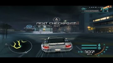 NFS Carbon - Challenge Series Gold Checkpoint Event Gameplay(AetherSX2 HD)