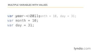 JavaScript(JS-Lynda.com) 02 3  Переменные