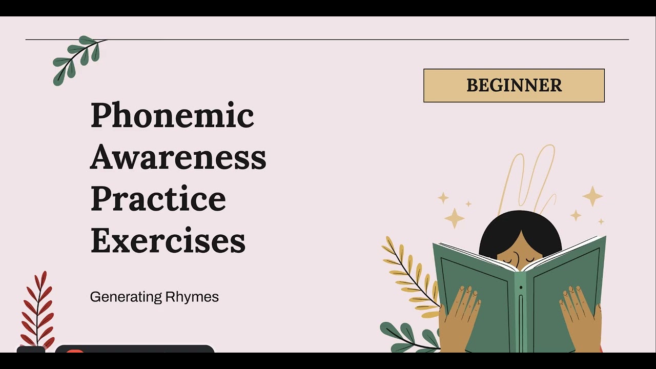 Фонематическое восприятие: создание рифм 