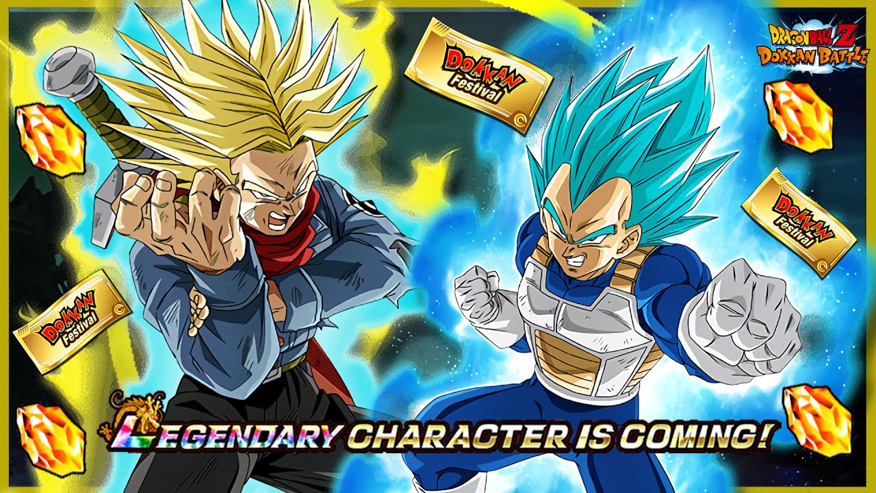 CAN WE GET THAT GLOBAL TICKET LUCK? LR FATHER SON GALICK GUN VEGETA & TRUNKS SUMMONS [Dokkan Battle]