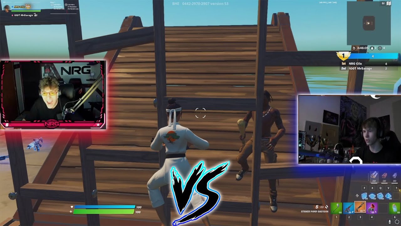 🔥CLIX VS MRSAVAGE 1VS1 Buildfights!!!