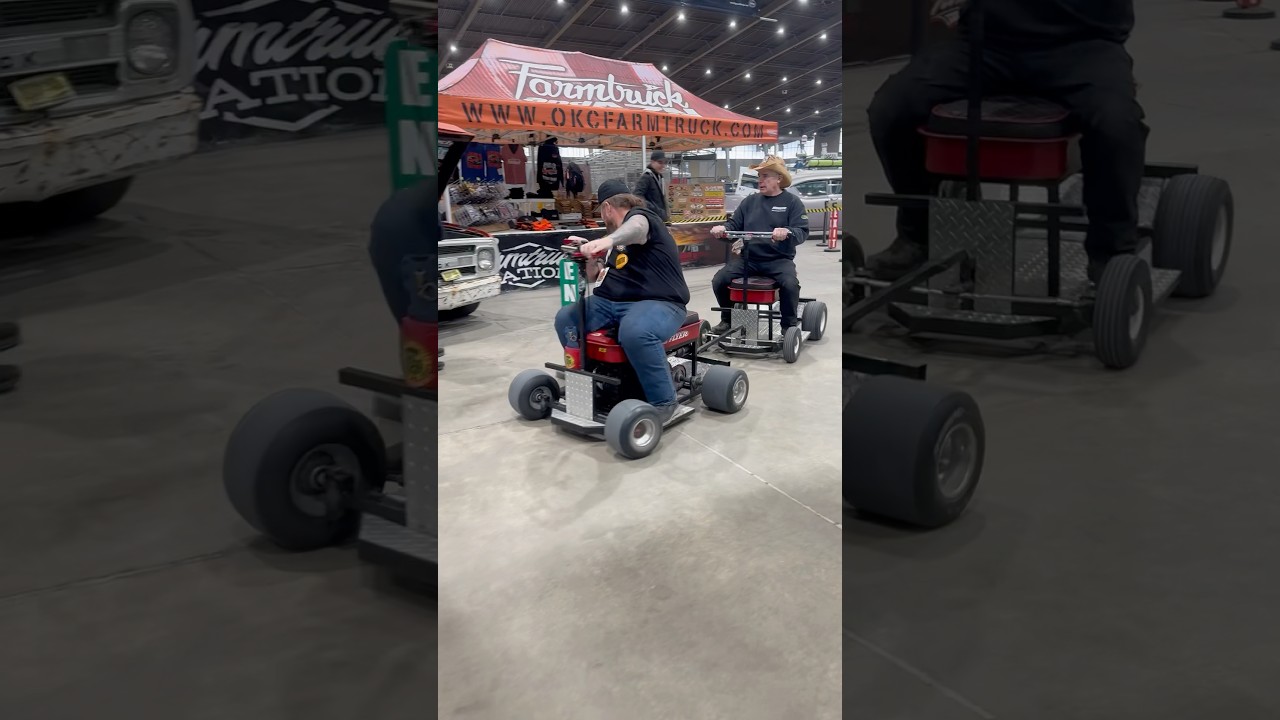 Farm Truck catching a ride at The Starbird Car Show 