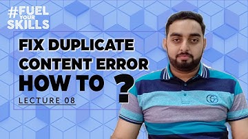 Ecommerce SEO: How To Fix Duplicate Content Error In Hindi or How to use canonical Url|Technical SEO