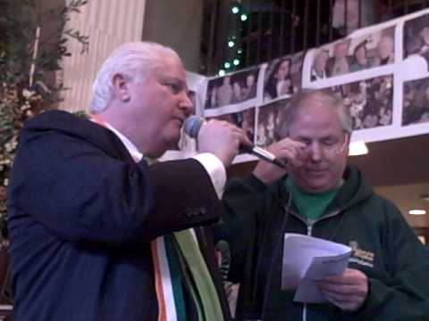 Mike Driscoll, Owner of Finnigan's Wake, Reads a P...