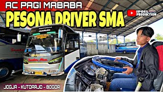 Download Lagu HEADING TO BOGOR WITH THE YOUNGEST DRIVER IN SUMBER ALAM‼️Morning Air Conditioning Trip 56oc Maba... MP3