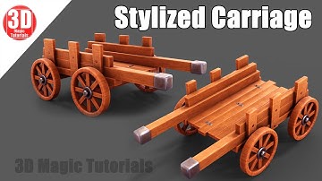 Autodesk Maya - Stylized Carriage | Speed Art