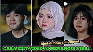 HOW TO EDIT VIRAL AI CRYING EFFECT IN CAPCUT FOR FREE || MAKE AI CRYING VIDEOS