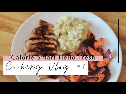 Cooking HELLO FRESH Calorie Smart Meals for a WEEK - Rosemary Demi-Glace Pork Chops! 👩🏽‍🍳