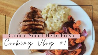Cooking HELLO FRESH Calorie Smart Meals for a WEEK - Rosemary Demi-Glace Pork Chops! 👩🏽‍🍳