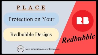 Redbubble | Protect your Designs | Place Watermark on your Redbubble Designs
