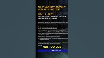 Do THIS Before You LOSE All Your $GUN Tokens In OFF THE GRID Mainnet Migration!