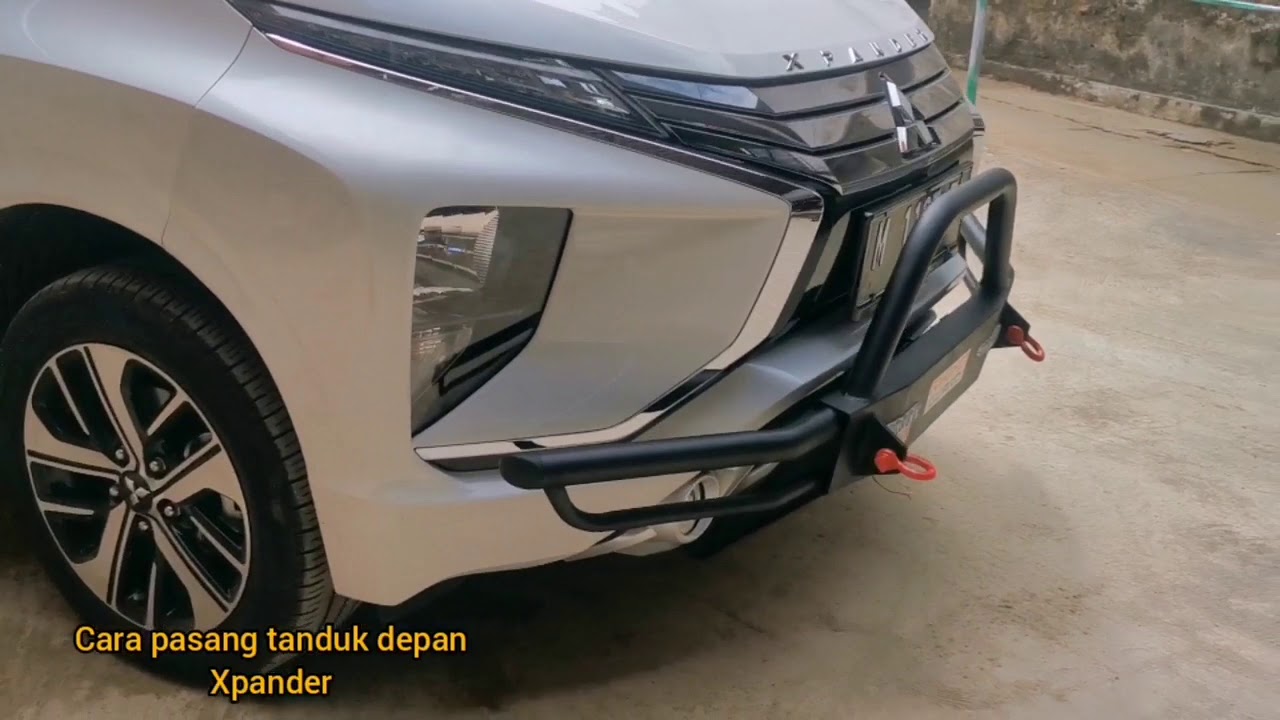 Cara pasang towing atau tanduk depan mobil xpander dengan mudah