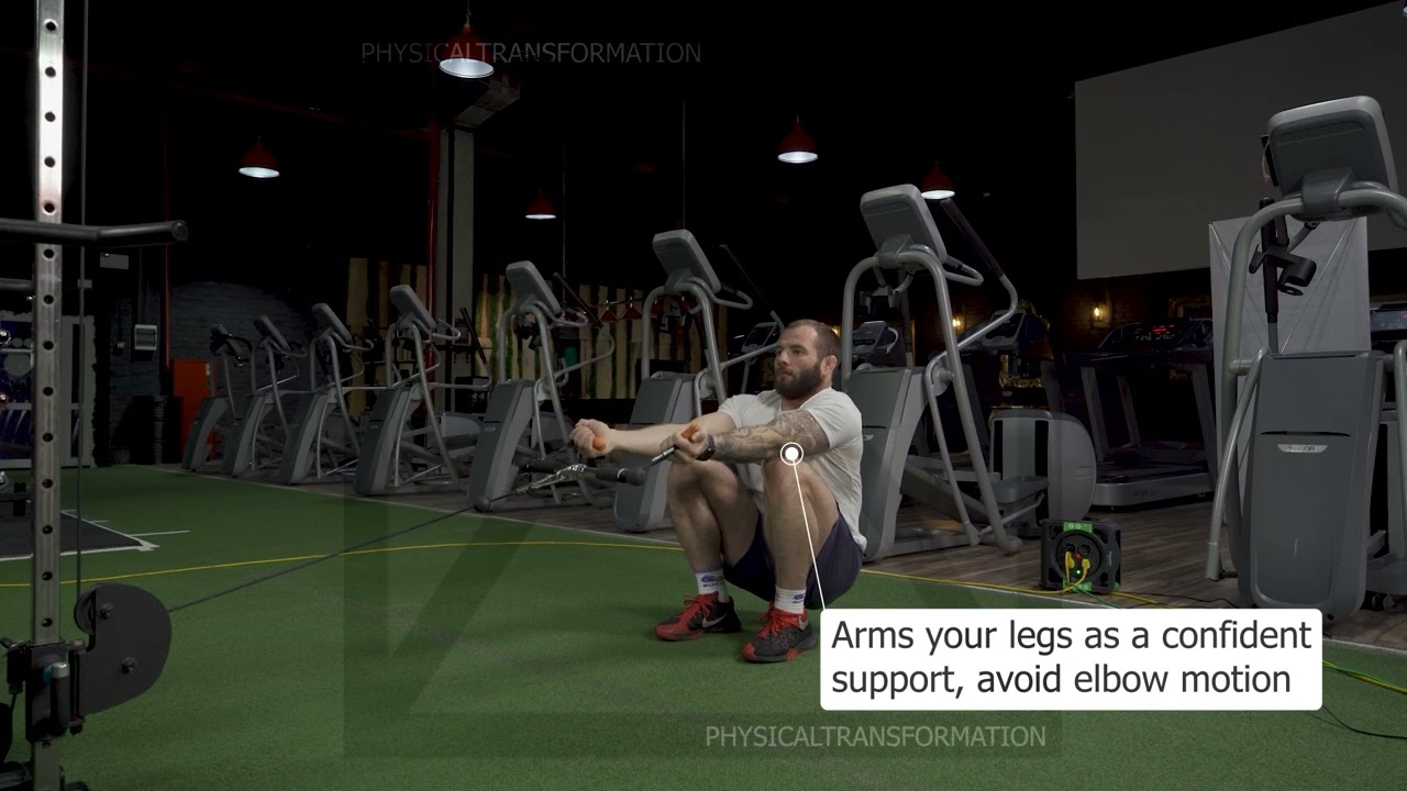 Squatting cable bicep curl (Бицепс в кроссовере на корточках) YouTube