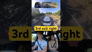 How to turn RIGHT 3RD EXIT #driving #car #test #london #pass #roundabout #pov #howto
