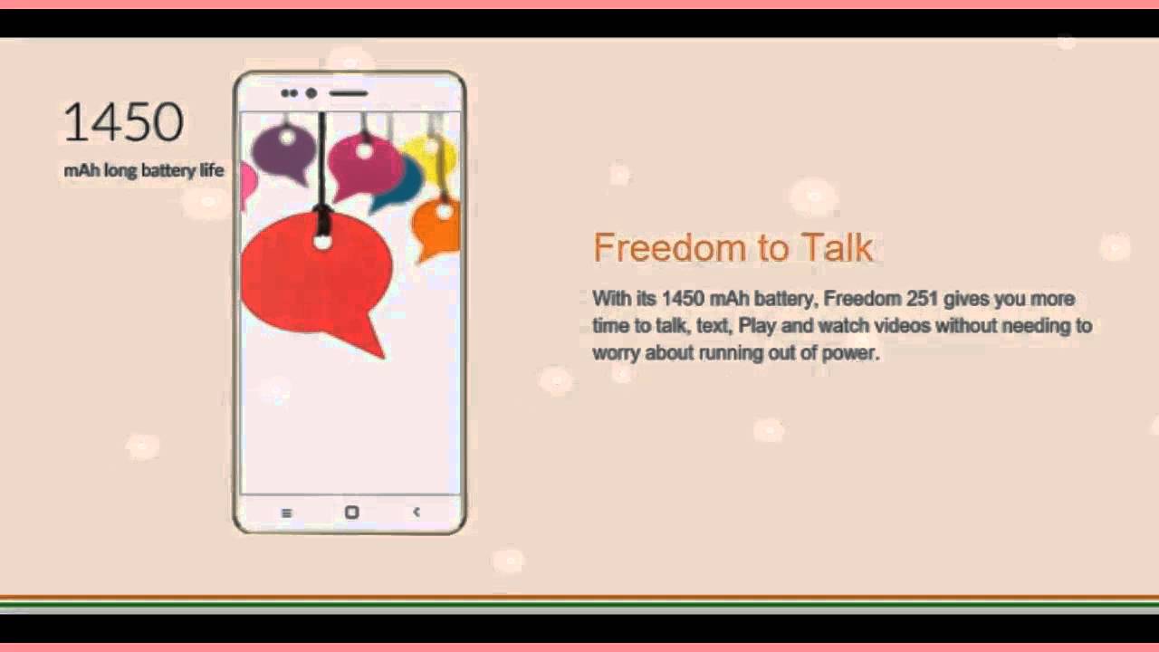 Freedom 251 India’s Most Affordable Smartphone Launched @ Rs 251   YouTube