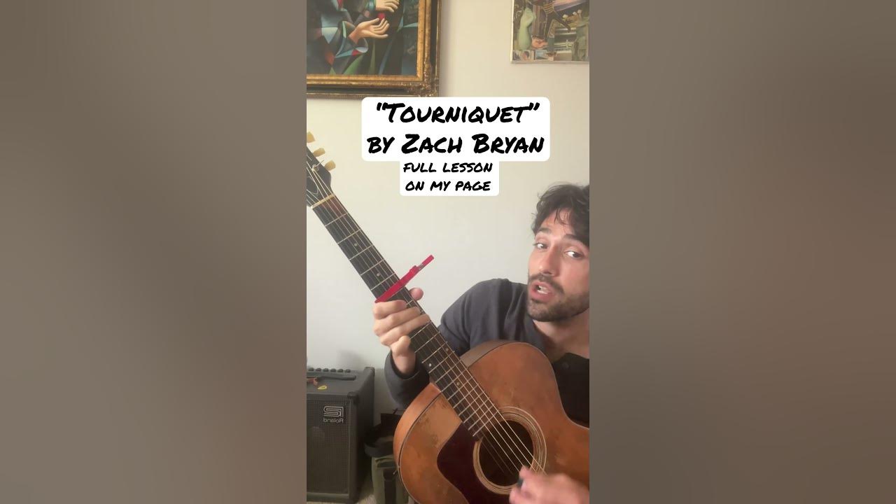 How to Play “tourniquet” by Zach Bryan easy guitar tutorial for experts